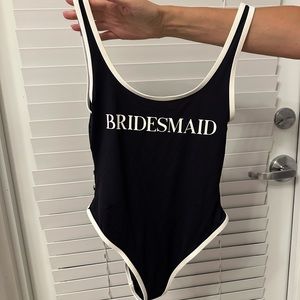 WeWoreWhat Bridesmaid Swimsuit Size Small